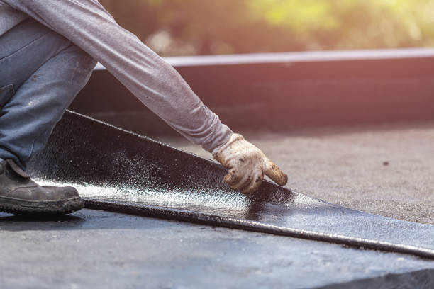 Professional Basement Waterproofing technician working in New Franken, WI
